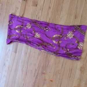 Authentic Ralph Lauren equestrian Silk Scarf
